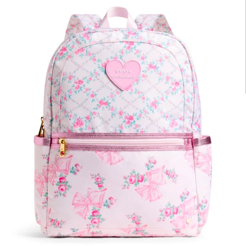 LOVESHACKFANCY STATE BACKPACK ROSA BEAUX